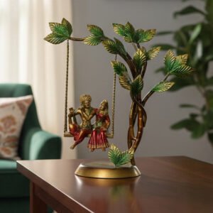 Romantic Couple Swing Tree Showpiece